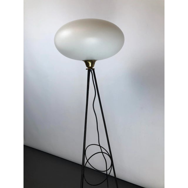 Metal Italian Brass Floor Lamp from Stilnovo, 1950s For Sale - Image 7 of 18