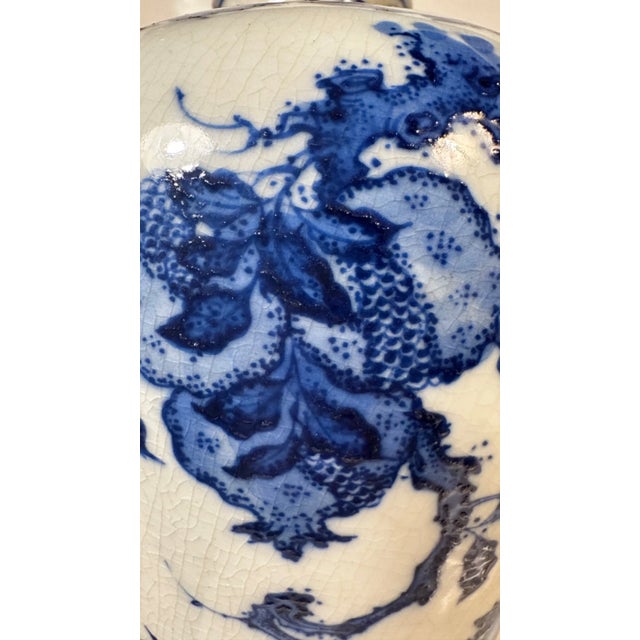 Vintage Japanese Satsuma Vase – 13" Hand-Painted Immortals – Raised Moriage Gold Detail – Meiji Style For Sale In Dallas - Image 6 of 12