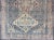 Fine Antique Persian Seneh Rug in Steel & Gray Blue Background and Multi Colors For Sale - Image 4 of 12