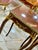 2020s French Accent Side Table With Glass Top, Gold Leaf & Bronze Details For Sale - Image 5 of 5