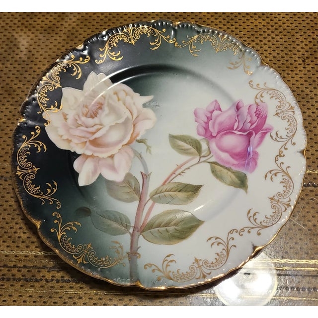 LastChance!Antique Rosenthal Hand Painted Plate For Sale - Image 9 of 11