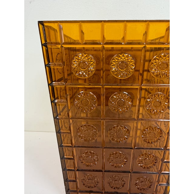 Amber Lucite Style Waste Basket / Trash Can For Sale In Orlando - Image 6 of 17