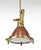 Newly made nautical style Wiska Beehive Spotlight pendant light made of copper and brass. This requires one standard...