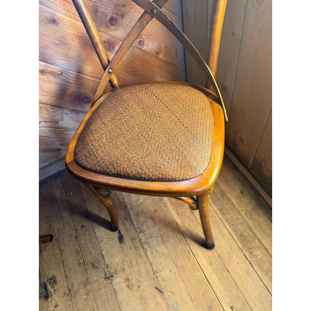 Beautiful bentwood café-style chairs inspired by classic Thonet designs from the late 1800s. This wonderful set of five...
