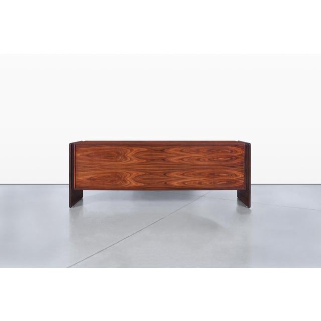 Danish Modern Brazilian Rosewood Credenza by Dyrlund For Sale - Image 11 of 15