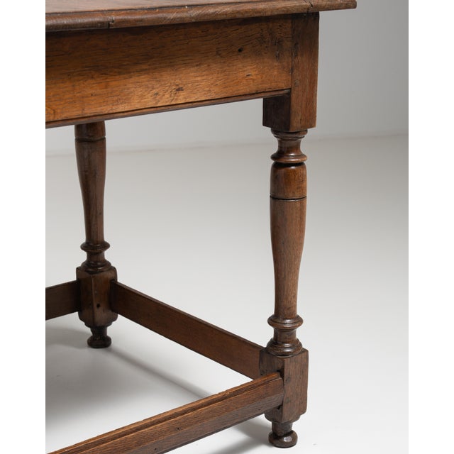 Early 20th Century French Oak Side Table For Sale - Image 9 of 12