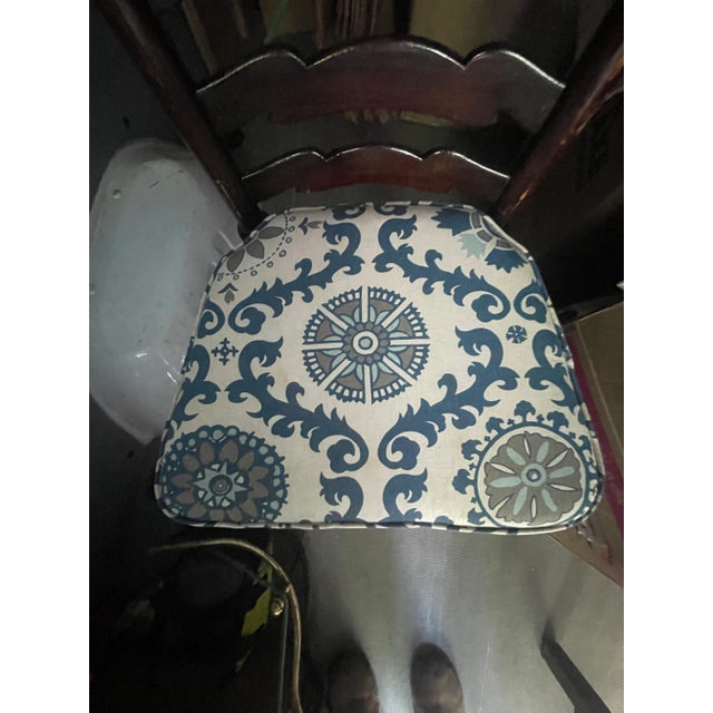 Antique English Elm Ladder Back Dining Chairs—A Set of 10 For Sale - Image 17 of 18