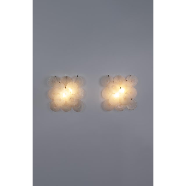Vintage Wall Lights by Carlo Nason for Mazzega, 1960s, Set of 2 For Sale - Image 12 of 13