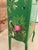 Vintage Custom Painted Tropical Leopard Cabinet With Lion Pull For Sale - Image 9 of 12