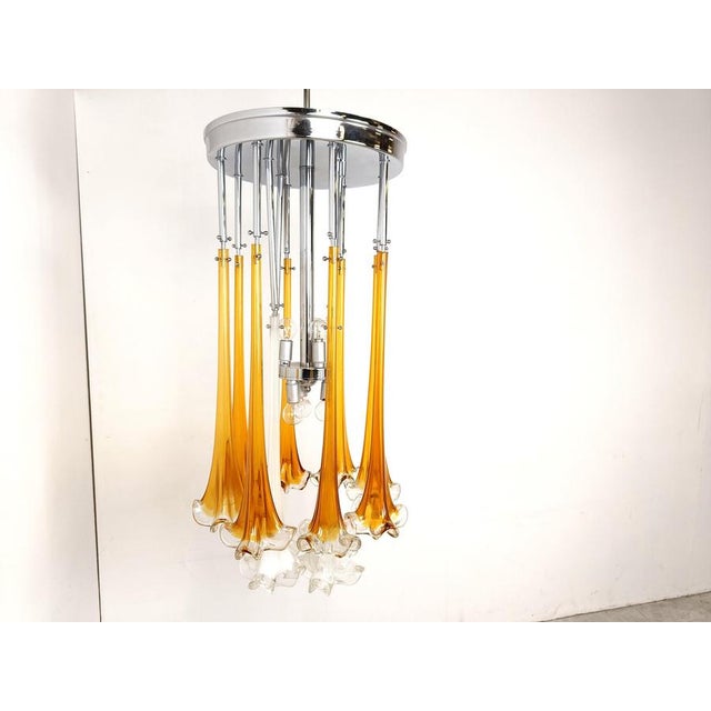 1970s Vintage Chandelier by Paolo Venini, 1970s For Sale - Image 5 of 12