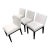 Restoration Hardware Morgan Fabric Dining Chairs, Set of Four For Sale