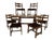 Dining Table and Chairs, Set of 7 For Sale
