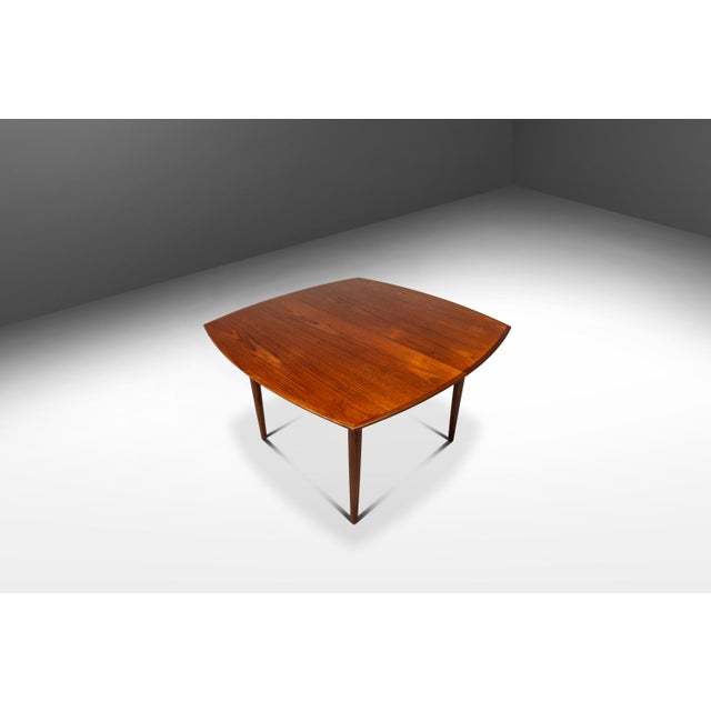 1960s Danish Mid-Century Modern Extension Dining Table in Teak Attributed to Harry Østergaard for Randers Møbelfabrik, Denmark, C. 1960s For Sale - Image 5 of 17