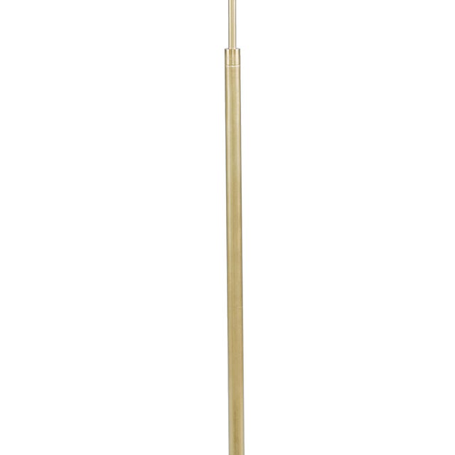 Regina Andrew Geo Rectangle Floor Lamp in Natural Brass For Sale - Image 4 of 6