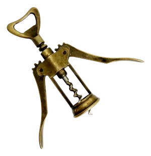 Italian Brass Corkscrew, Unlacquered