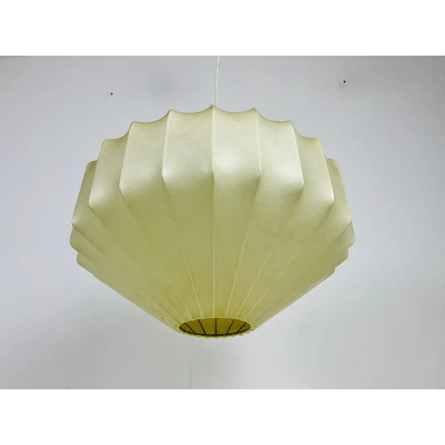 Achille Castiglioni Mid-Century Cocoon Losange Pendant Light, 1960s, Italy For Sale - Image 4 of 13