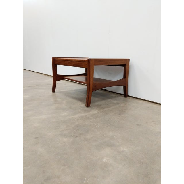 1960s Vintage Danish Modern Teak Side Table / Small Coffee Table For Sale - Image 5 of 6