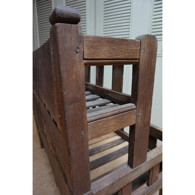 Early 19th Century Oak Garden or Porch Planter Stand For Sale - Image 5 of 18