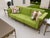 Metal Jerome Outdoor Sofa in Reed Brass Finish by Michael Taylor For Sale - Image 7 of 11