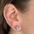 Traditional Natural Sapphire Diamond Earrings 14k Gold 1.73 TCW Certified For Sale - Image 3 of 7