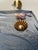 Art Deco Blue Cup Pendant Light with Glass, 1930s For Sale - Image 6 of 10