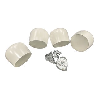 Flos Aim Pendant Lights in White - Set of 4 For Sale