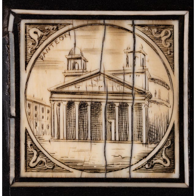Wood Antique Grand Tour Box by Giovanni Battista Gatti, 1850 For Sale - Image 7 of 12