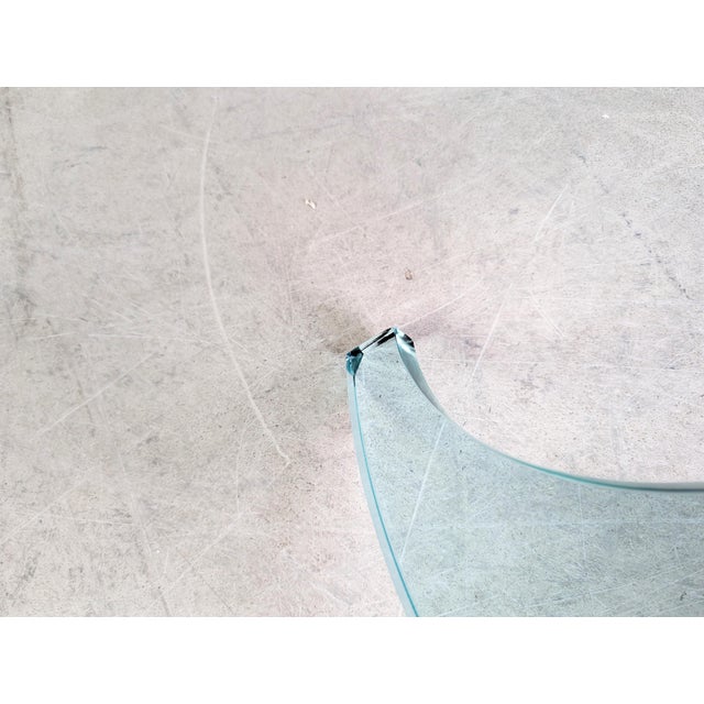 Mid-Century Propeller Coffee Table in Glass by Knut Hesterberg for Ronald Schmitt For Sale - Image 12 of 13