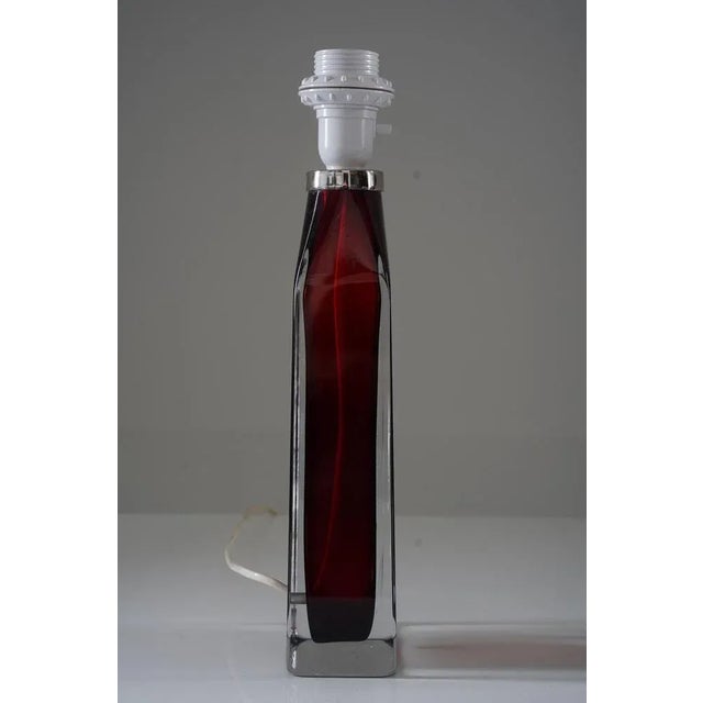 Mid-Century Swedish Table Lamps attributed to Carl Fagerlund for Orrefors, 1960s, Set of 2 For Sale - Image 3 of 7