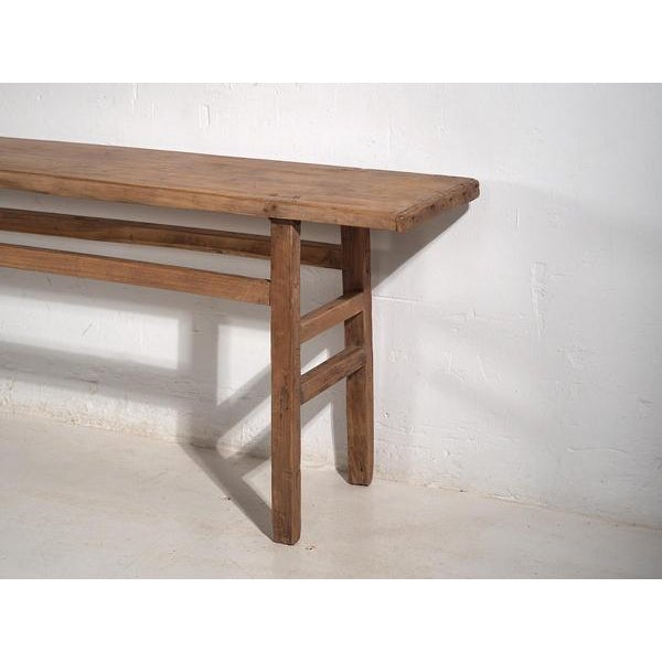 Antique Wood Console Table, 1900s For Sale - Image 9 of 15