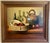 Oil on Canvas Still Life With Apples & Bottles, Chester E. Pennington, 16" X 20" For Sale - Image 11 of 11