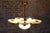 Art Deco Salon Chandelier in Brass, 1920s For Sale - Image 12 of 16