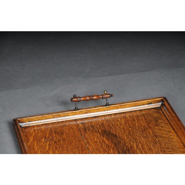 Antique German Tray Table in Oak For Sale - Image 17 of 18