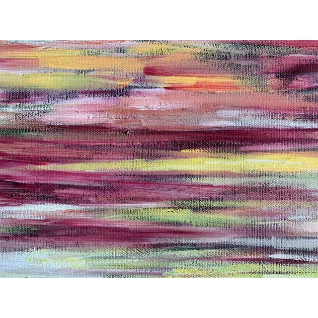 Photography "Dreamers" Contemporary Abstract Expressionist Square Oil Painting by Monica Shulman For Sale - Image 7 of 8