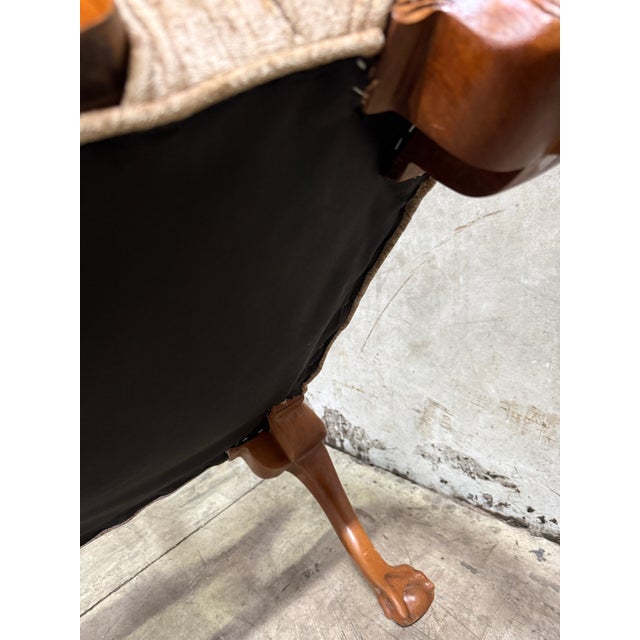 Exquisite Antique Late Victorian Rococo Revival Carved Walnut Armchairs - Pair For Sale - Image 13 of 16