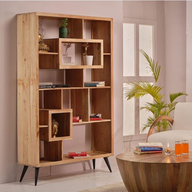 Crafted from Solid Wood, it features a Brown Wood finish that adds warmth and character to any room. Measuring 47 x 14 x...