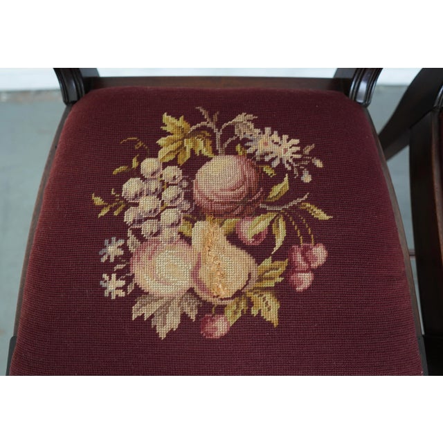 Vintage Federal Revival Dining Chairs (Set of 4) For Sale - Image 10 of 15