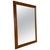 Vintage Oak and Crystal Glass Wall Mirror, Sweden, 1960s For Sale - Image 17 of 17