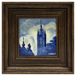 Dutch Delft Bottle Tile from Porceleyne Fles, 1932