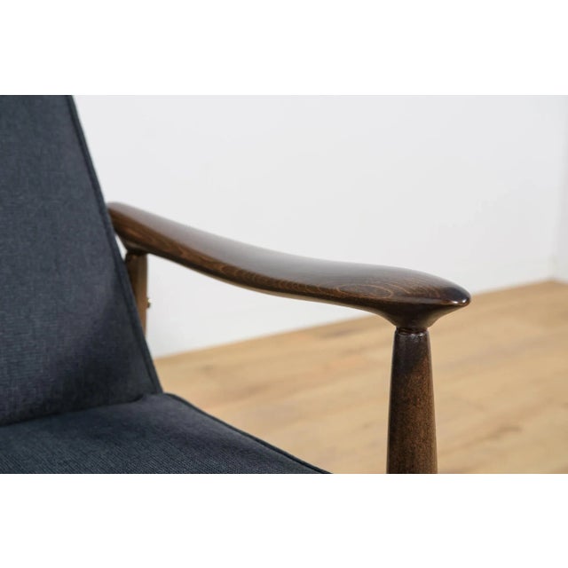 Mid-Century Modern GFM-87 Armchair by Juliusz Kedziorek for Gościcińskie Furniture, Poland, 1960s For Sale - Image 10 of 14