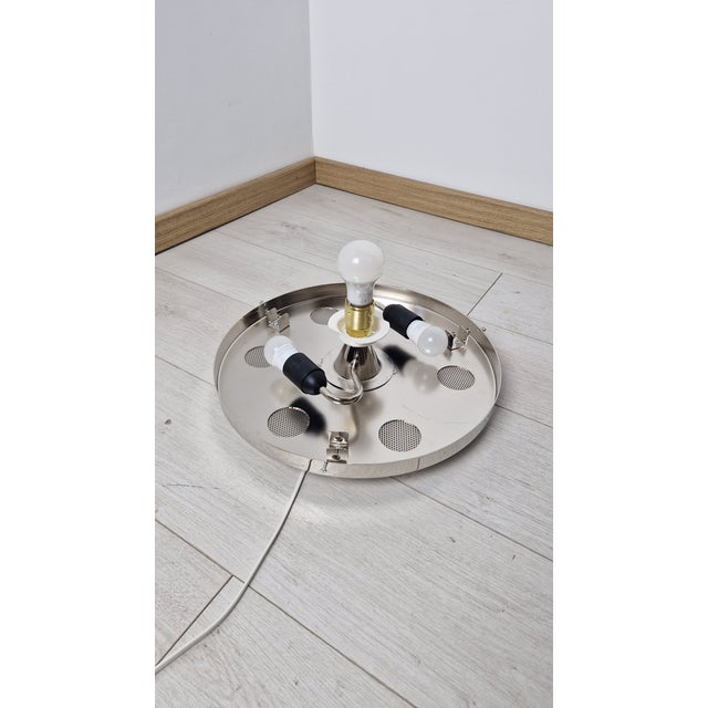 Metal Ciuccio Table Lamp in Murano Glass and Metal by V. Nason, 1980s For Sale - Image 7 of 17