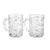 Tiffany and Co. Tiffany & Co. 16oz Pair of Rock Cut Crystal Beer Mug - a Pair For Sale - Image 4 of 7