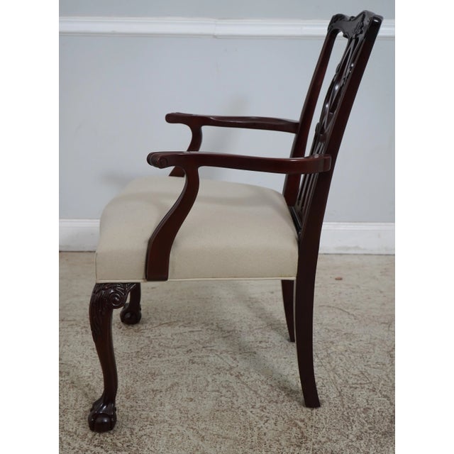 Traditional Set of 8 Kindel Mahogany Ball & Claw Dining Room Chairs For Sale - Image 3 of 12