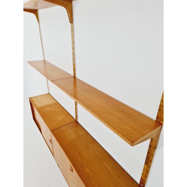 Danish Modern Modular Oak Shelving System by Hansen & Guldborg Mobler, Denmark, 1960s For Sale - Image 4 of 11