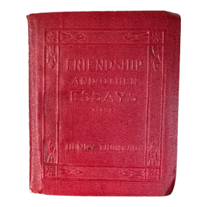 Antique Miniature Book Henry Thoreau Friendship and Other Essays