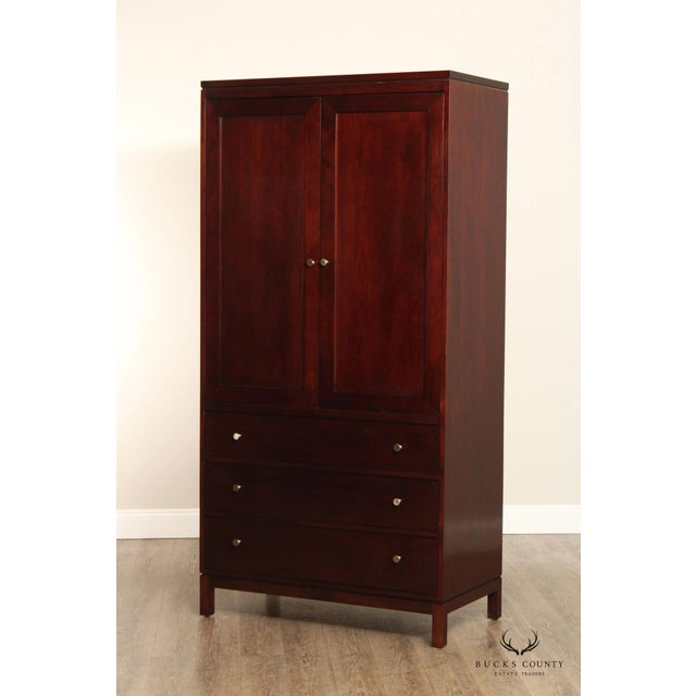 Stickley Metropolitan Collection Cherry Door Chest For Sale - Image 11 of 11