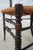 English Victorian Woven Rush Seat Open Armchair For Sale - Image 15 of 18