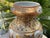 Large Meiji Japanese Gilt Porcelain Samurai Vase with Stand, 1880 For Sale - Image 12 of 18