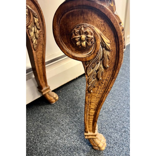 Jeffco Carved Georgian Style Liquor / Bar Cabinet For Sale - Image 10 of 12