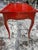 Late 20th Century Vintage Chinoiserie Crimson Writing Desk – Hollywood Regency / Postmodern Eclectic For Sale - Image 5 of 11
